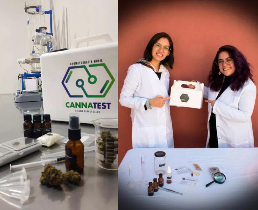 Cannatest es una iniciativa creada por las investigadoras de bioquímica, Lorena Albarracín y Diana Castellanos