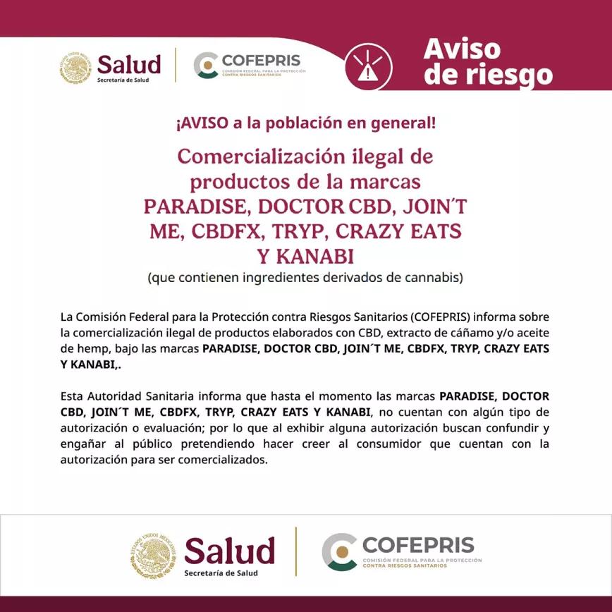 México emite una alerta sanitaria por los productos de cannabis de una empresa relacionada con el ex presidente Vicente Fox