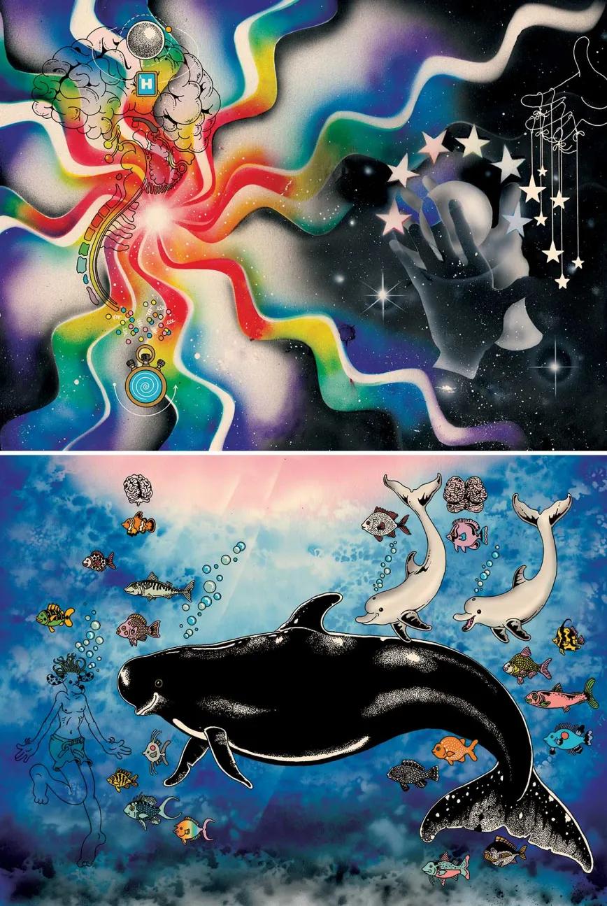  En Lylly Wave, su último libro, nos zambulle en las investigaciones radicales del psiconauta de la ketamina John C. Lilly.