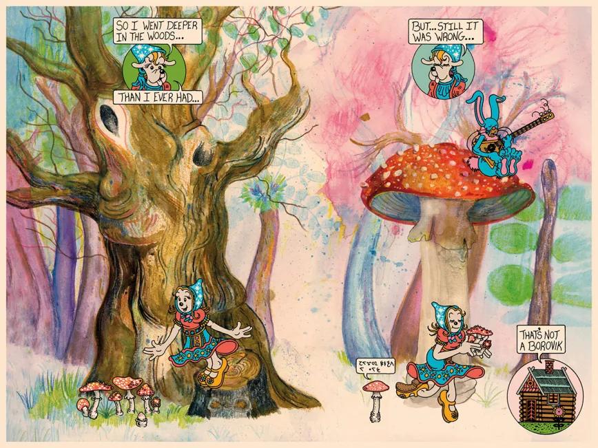 Brian Blomerth, el autor de cómic actual más psicodélico. 