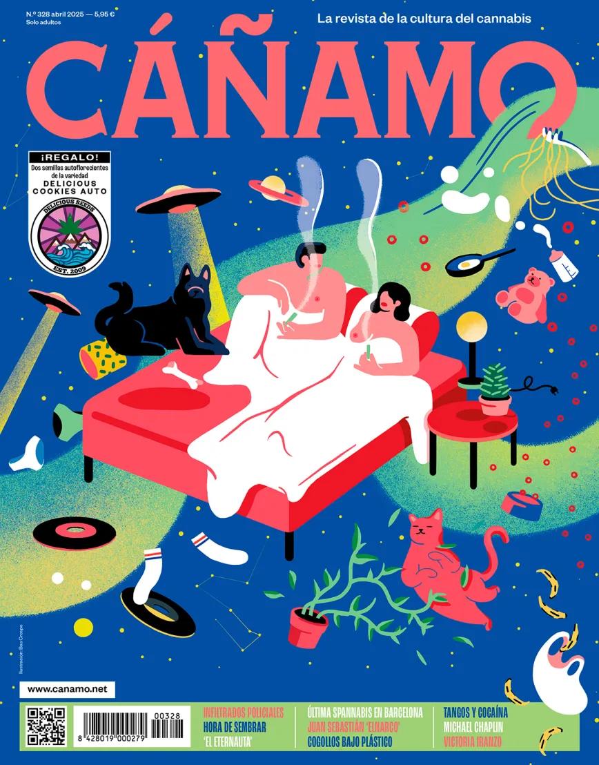 Revista Cáñamo 328 Portada de Bea Crespo