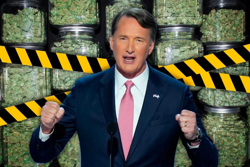 El gobernador de Virginia veta la venta minorista de cannabis, a pesar de que la medida cuenta con apoyo mayoritario