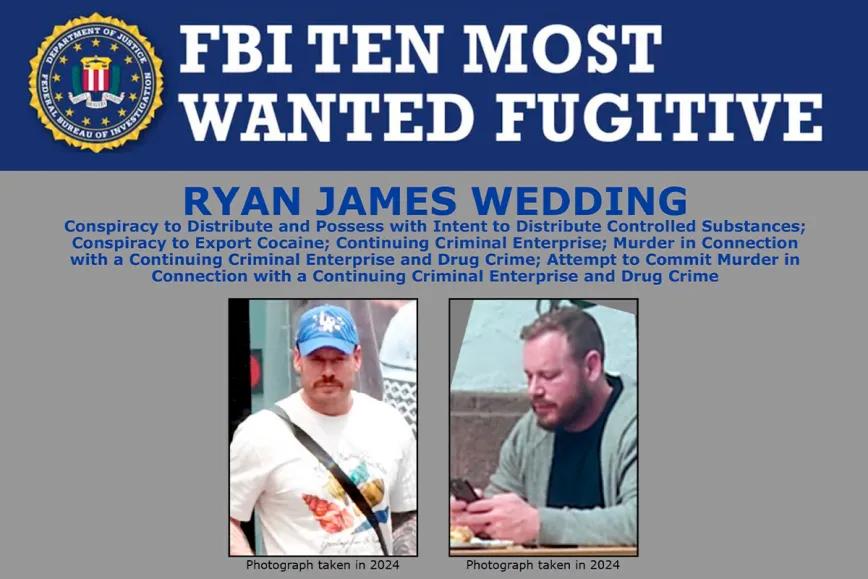 Exatleta olímpico Ryan Wedding buscado por tráfico de drogas y homicidios