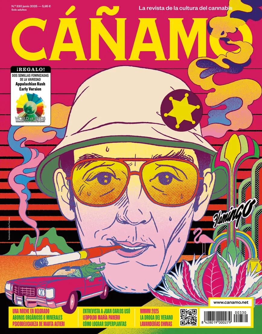 Revista Cáñamo 330 Portada de Julio Fuentes