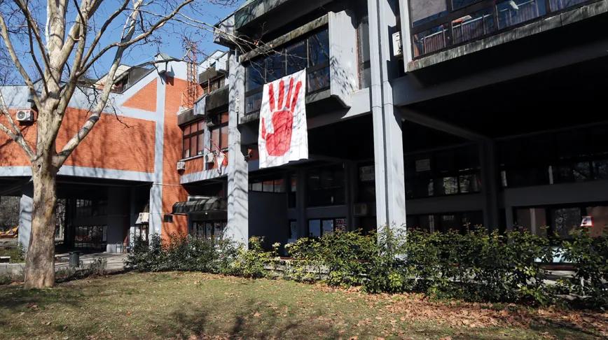 Una noche en el Belgrado del levantamiento estudiantil