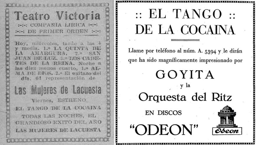 Tangos y cocaína en la España de los años 20