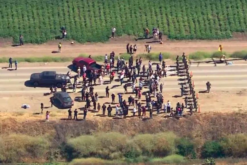 Protestas y violencia tras redadas de ICE en granjas de cannabis en California