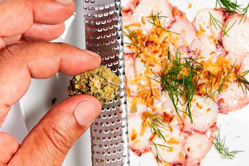 Cocinar con cannabis por sus aromas, no por sus efectos