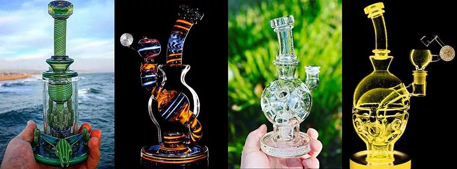 Pipas de cristal premium de Mothership Glass