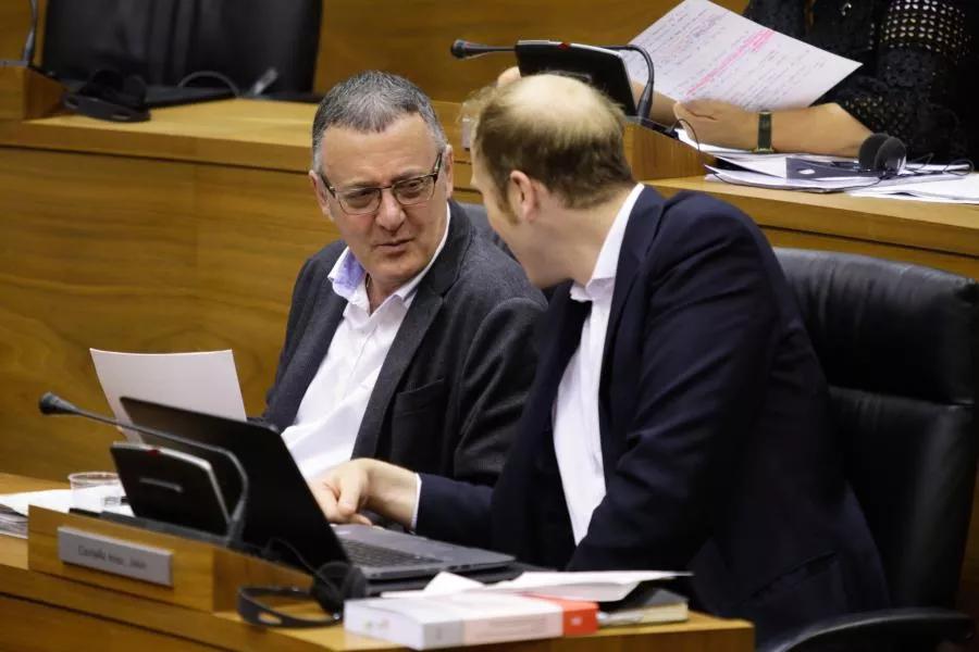 Patxi Leuza y Jokin Castiella (Geroa Bai)