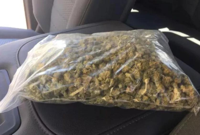 La marihuana con la que pretendía pagar la bicicleta