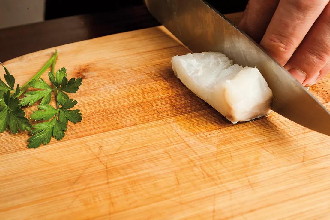 Potaje de Claustrum con garbanzos y bacalao