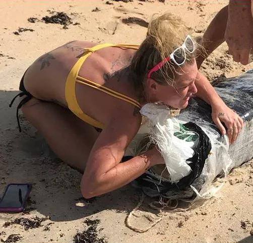 El huracán Florence trasladó 12 kilos de marihuana hasta las playas de Florida