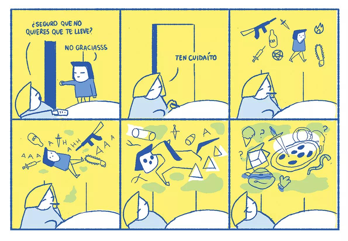 Cómic Porros, padres e hijos