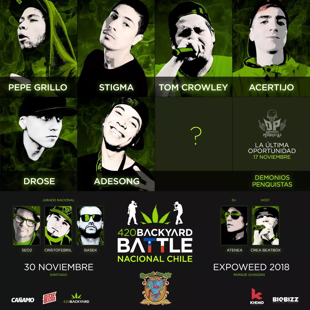 Cartel freestylers 420Backyard Chile