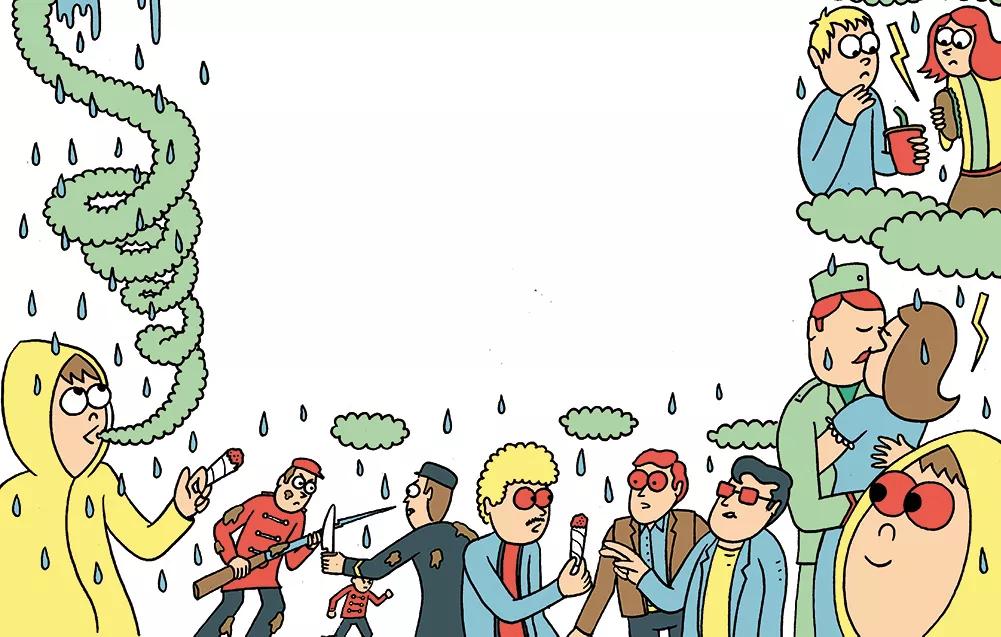 La lluvia y la no lluvia