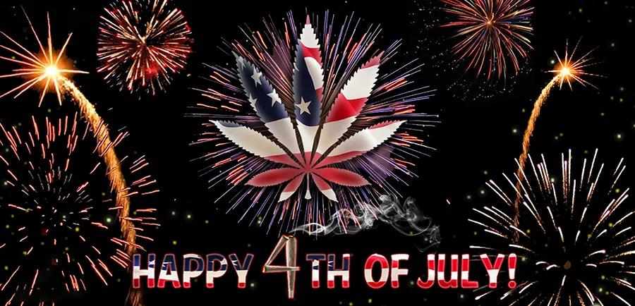 Estadounidenses gastan 400 millones de dólares en cannabis durante el 4 de julio