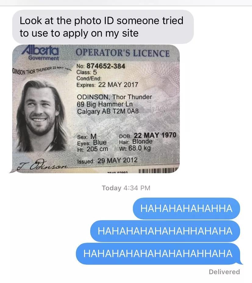 Trata de comprar marihuana haciéndose pasar por Thor