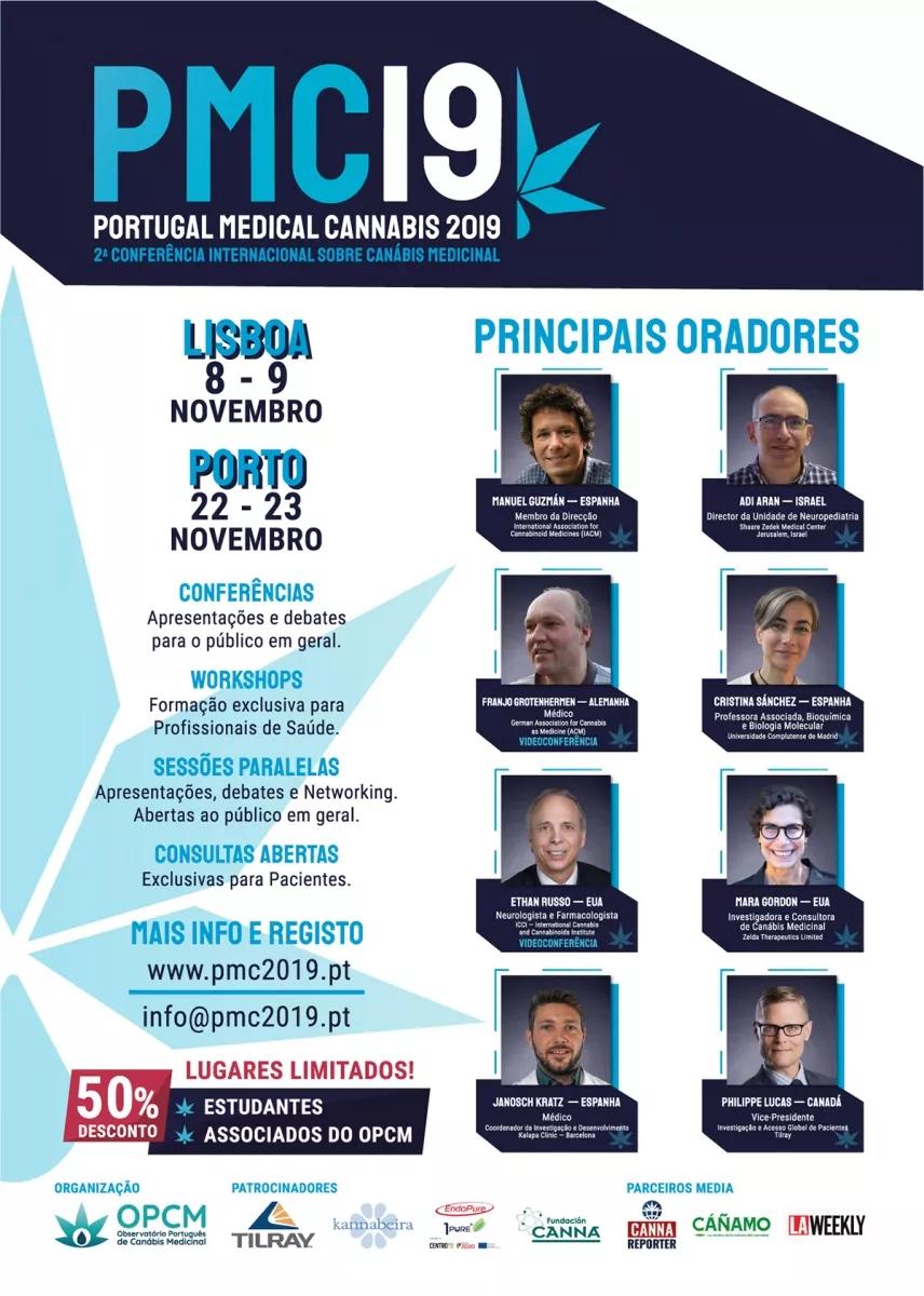 Portugal Medical Cannabis 2019: marihuana medicinal en noviembre