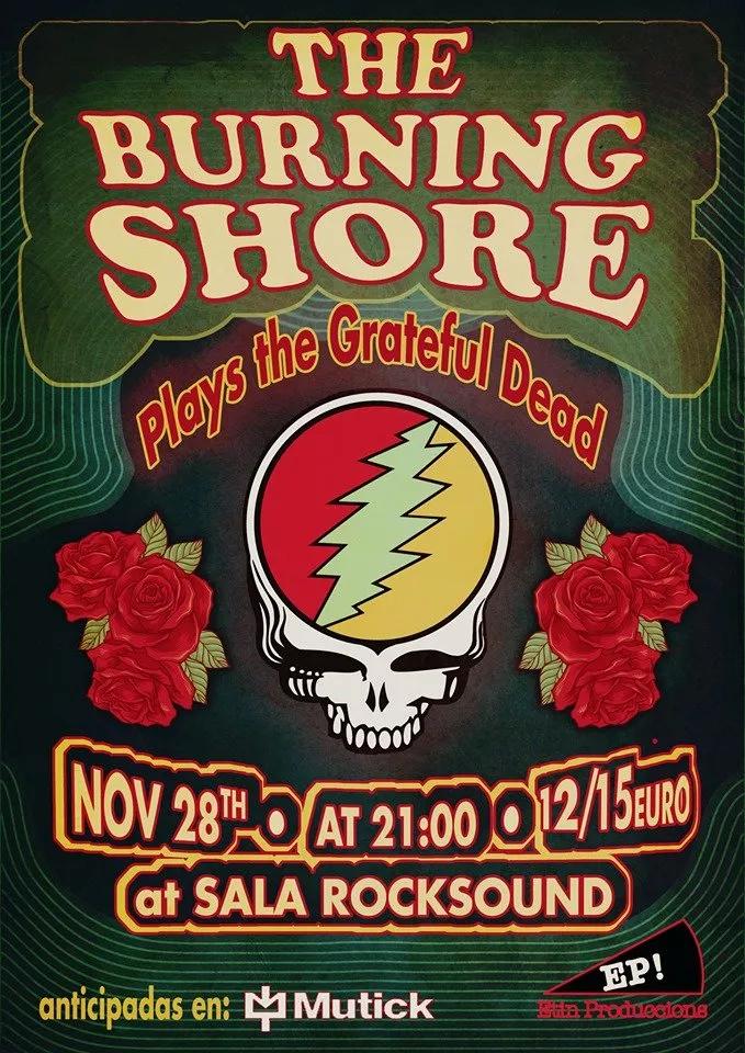 The Burning Shore concierto en Barcelona. 