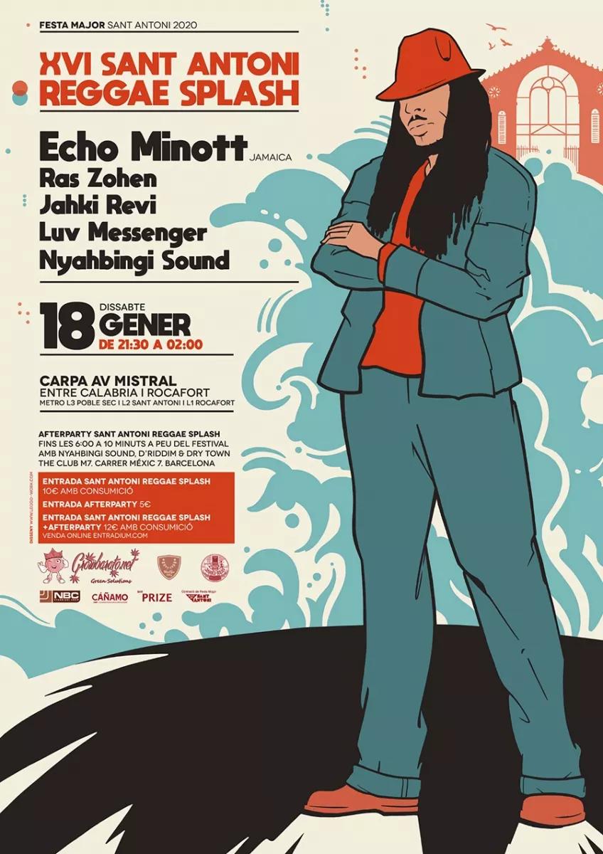 Sant Antoni Reggae Splash 2020 con Echo Minott