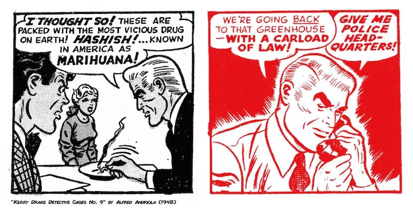 Llega la exposición sobre los cómix que el Comic Code estadounidense prohibió durante muchos años: Cannabis y contracultura con Robert Crumb o Dave Sheridan en el Hash y Marihuana Hemp Museum.