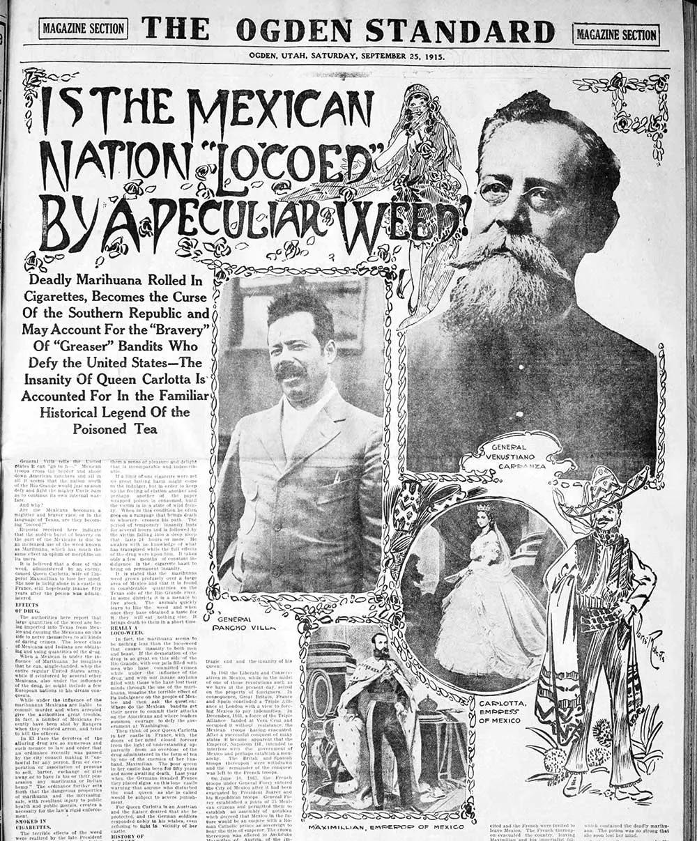 Biblioteca del Congreso recopila publicidad racista sobre el cannabis del siglo XX