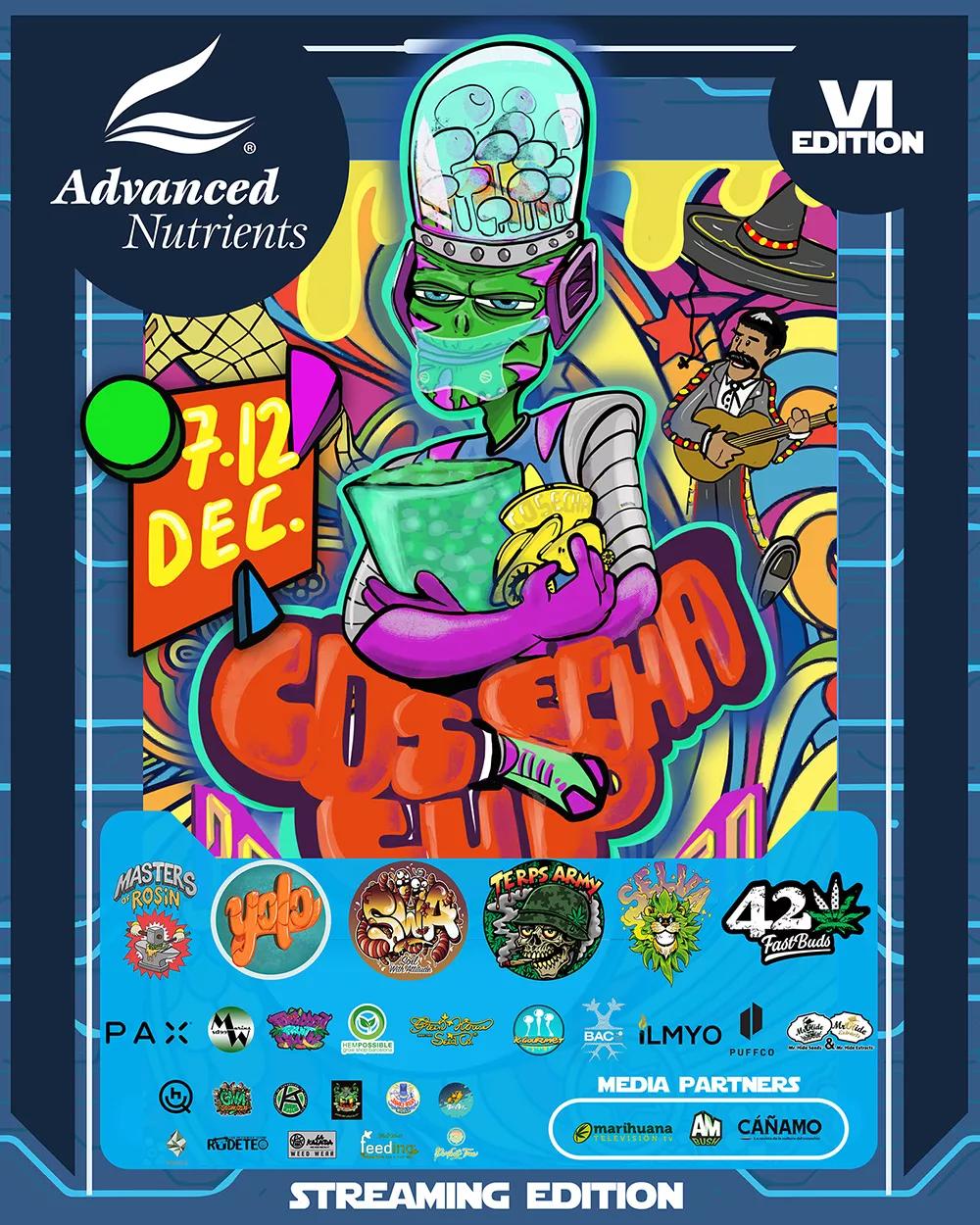 No te pierdas la la 6ª edición de la copa cannábica Cosecha Cup en formato online 