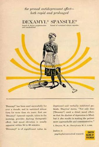 Publicidad de la Dexedrina Spansuls, anfetamina calificada por Ferlosio como extraordinaria.