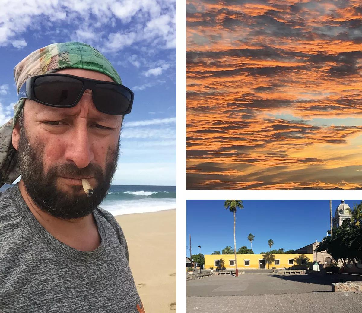 Aquí estoy, días después de  ser detenido, disfrutando de la libertad y de unos  paisajes de ensueño.