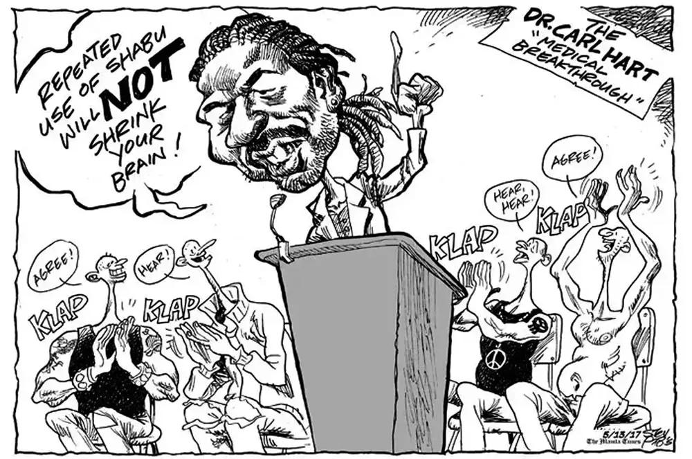 Esta viñeta de burla fue publicada en The Manila Times.&nbsp;