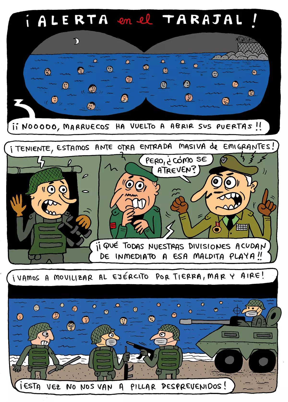 Alerta en el Tarajal