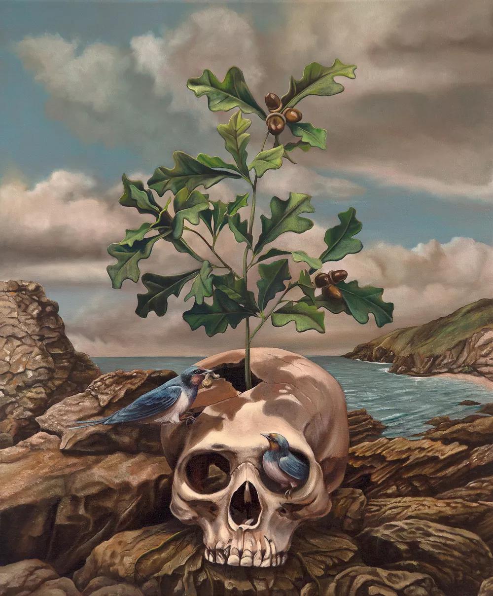 Panorama (óleo sobre tela, 60x50cm, 2020).