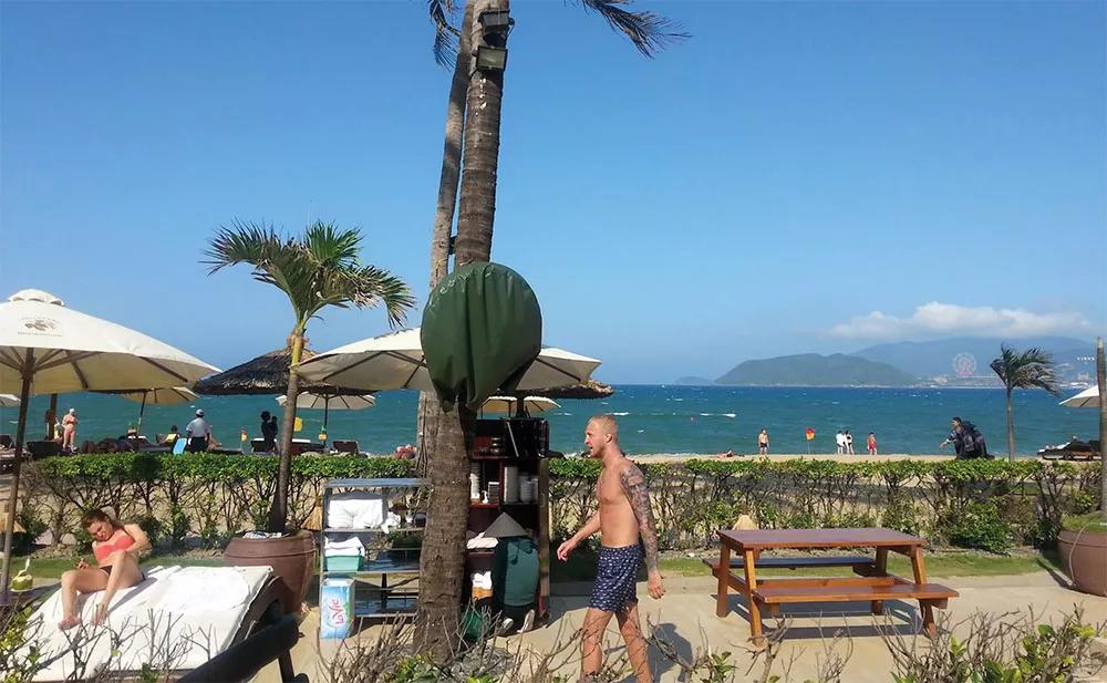 Un descanso playero en Da Nang.
