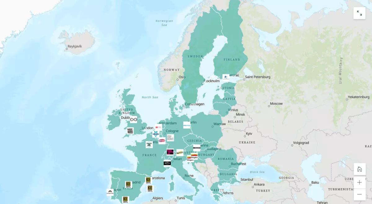 Captura del mapa de TEDI