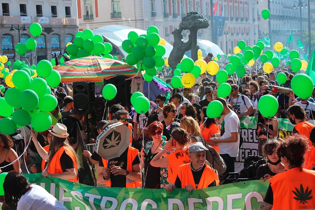 La marihuana toma las calles de Madrid 