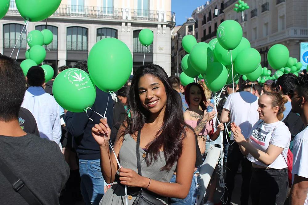 25 años de marcha cannábica en Madrid