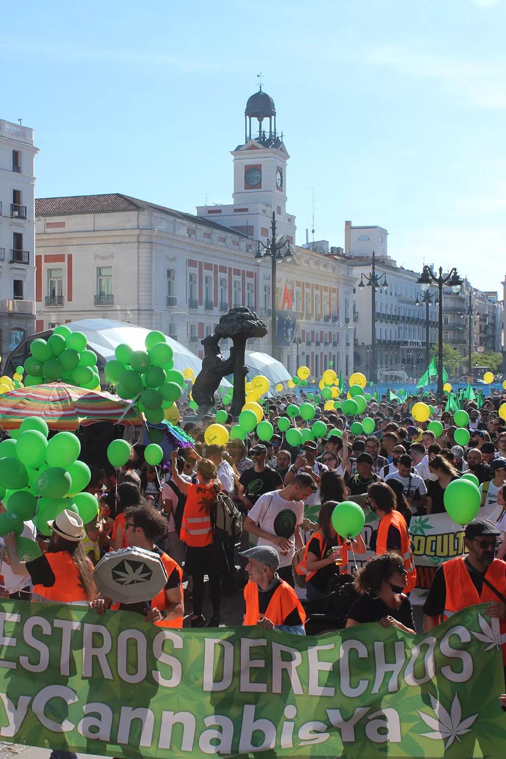 25 años de marcha cannábica en Madrid