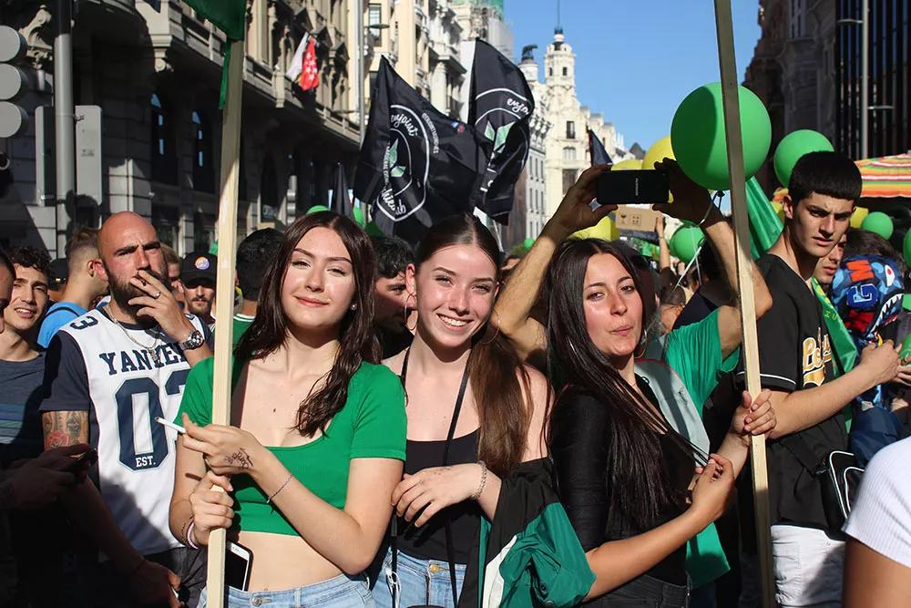 25 años de marcha cannábica en Madrid