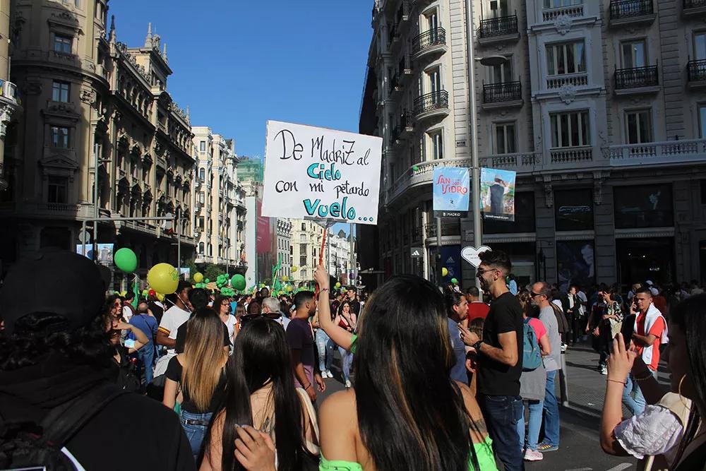 25 años de marcha cannábica en Madrid