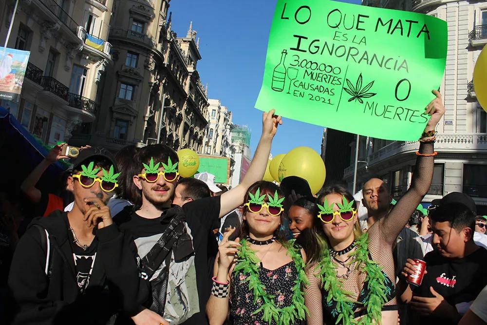 25 años de marcha cannábica en Madrid