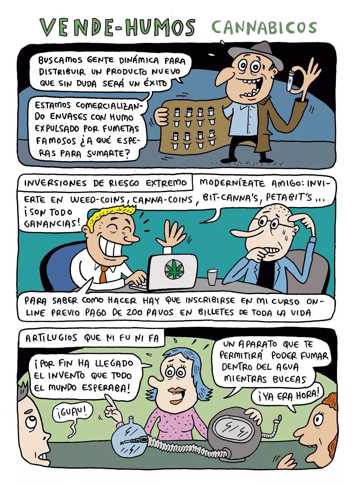 Vende-humos cannábicos Abarrots