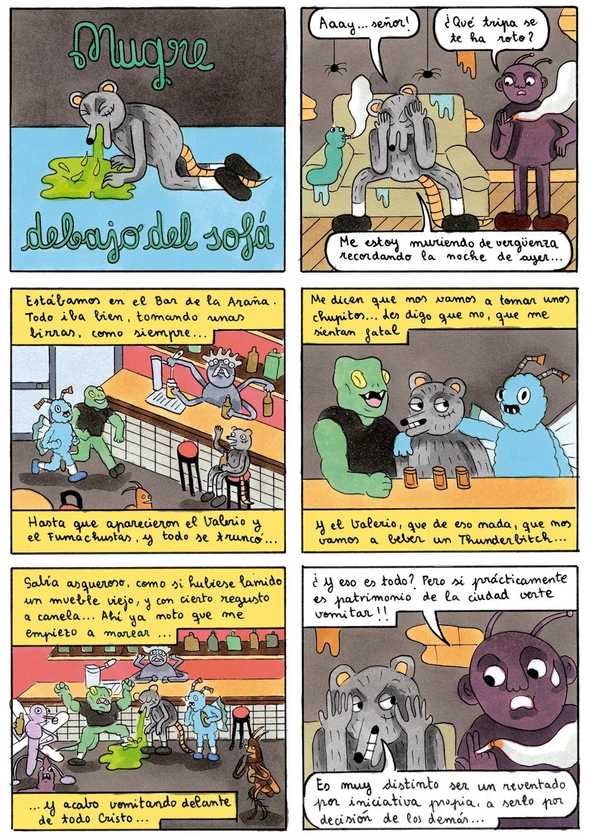 Mugre debajo del sofa 62