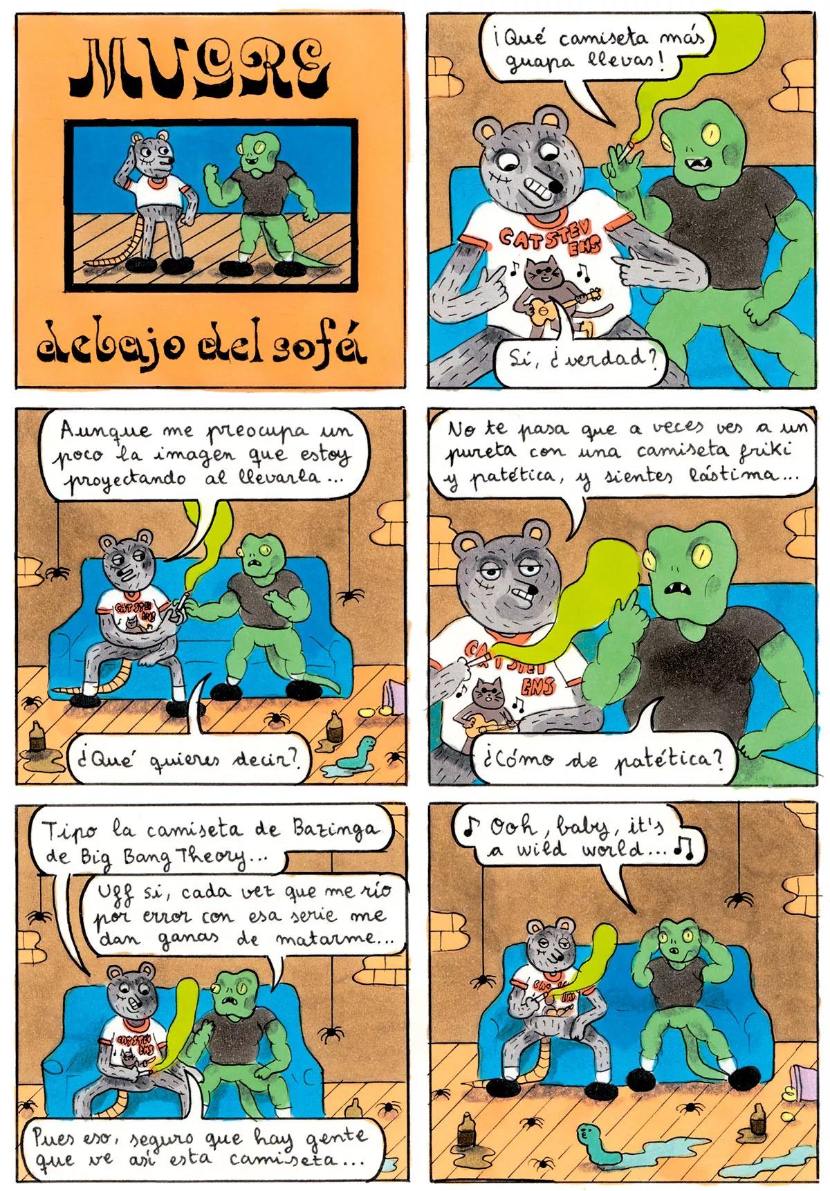 Mugre debajo del sofá 67