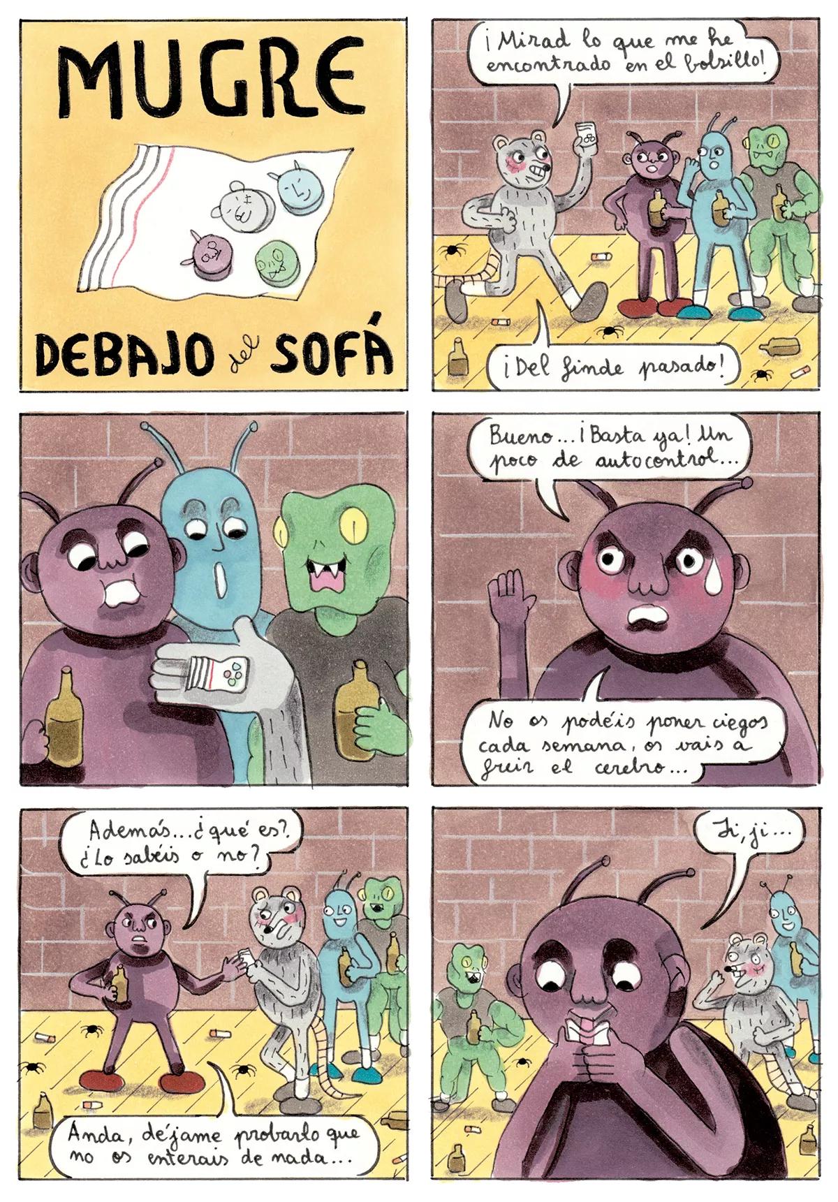 Mugre debajo del sofá Julio 2023