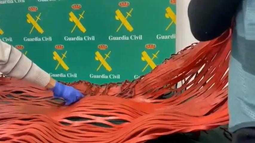 Detenida por importar cocaína incrustada en el tejido de una hamaca