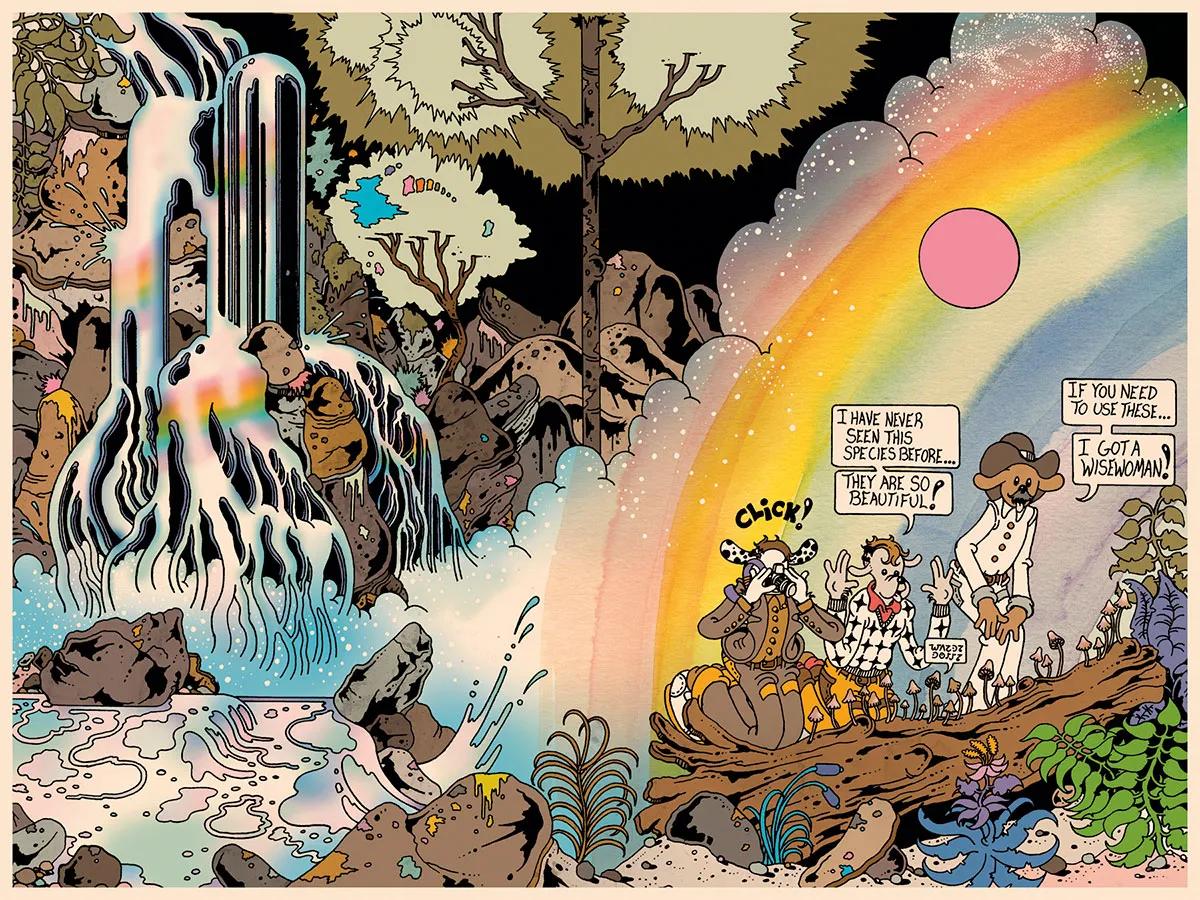 Pinceladas de acuarela para envolver el periplo micológico de R. Gordon Wasson y Valentina Pavlovna, en Mycelium Wassonii