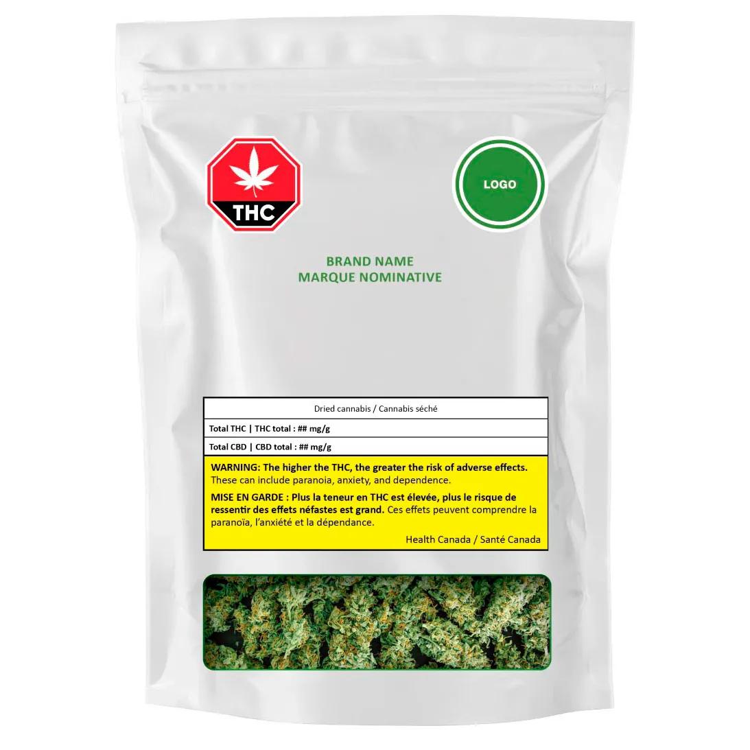 En Canadá los nuevos productos de cannabis vienen en empaques transparentes