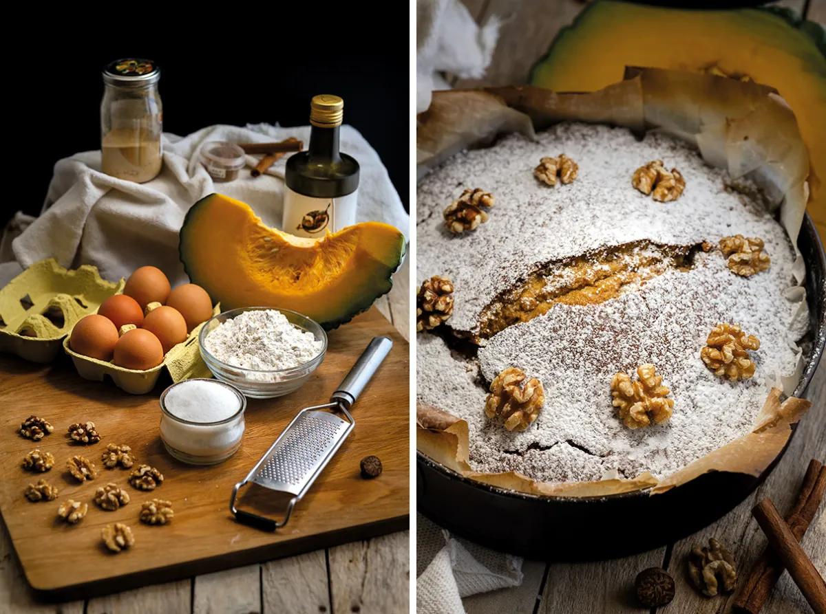 Bizcocho especiado de calabaza y nueces con Jack Auto 